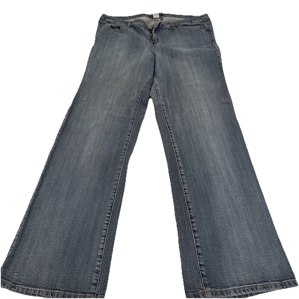 VENEZIA‎  Boot Cut Women's  Jeans Light blue wash, size 4 Average, Stretch